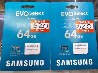 SD cards compatible with Android phones, laptops, cameras, drone etc. prices start at $20