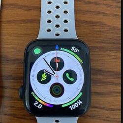 Apple Watch Series 5 Nike 44mm Space Gray Aluminum Case with Anthracite/Black...

