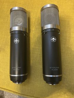 Pair of Matching Sterling Audio ST55 Condenser Microphones