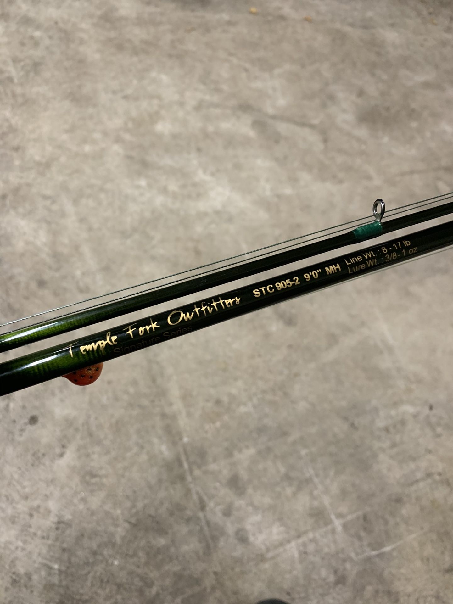 Temple Fork Outfitter 9’ Line wait 8-17lbs With Abu García Right Hand 5500 Reel