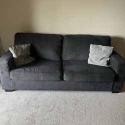 Modern Dark Blue Couch – Clean & Comfortable