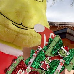 Grinch Hair Bows