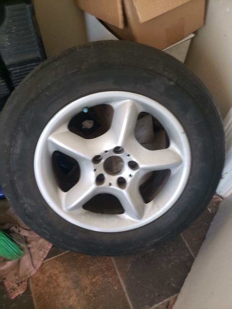 Bmw x5 tire and wheel
