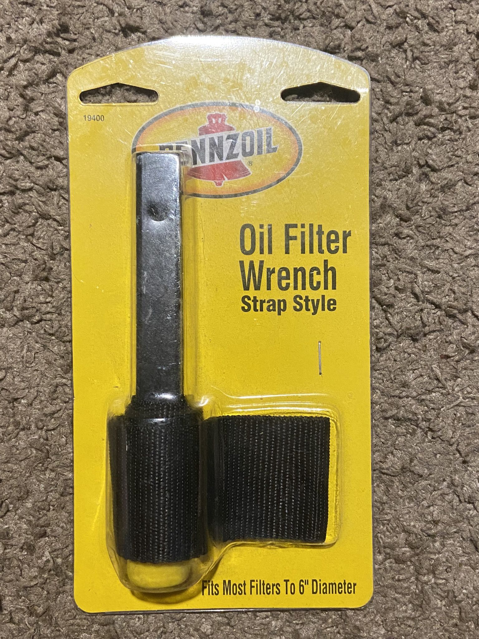 Pennzoil Oil Filter Wrench Strap Style Fits Most Filters to 6” Diameter NIP