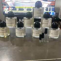 BYREDO FRAGRANCE - DECANTS 