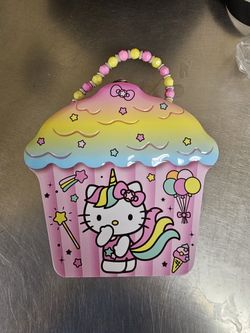 Hello Kitty 2024 Easter Unicorn Tin Box