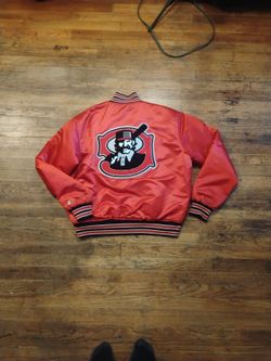Starter Jacket Vintage Satin Size XL Mudville Nine Stockton Ports Throwback 1990s 
