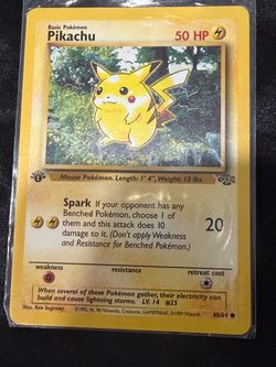 1st Edition Pikachu