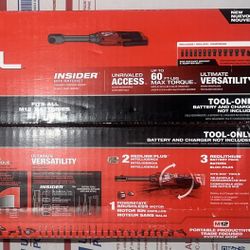 Milwaukee M12 Fuel Insider Extended Reach Box Ratchet. Tool Only. Model #3050-20