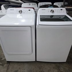 Samsung Top-Load Washer And Dryer Set