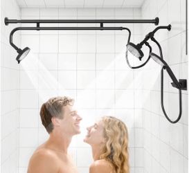 Tandem shower head, high pressure system