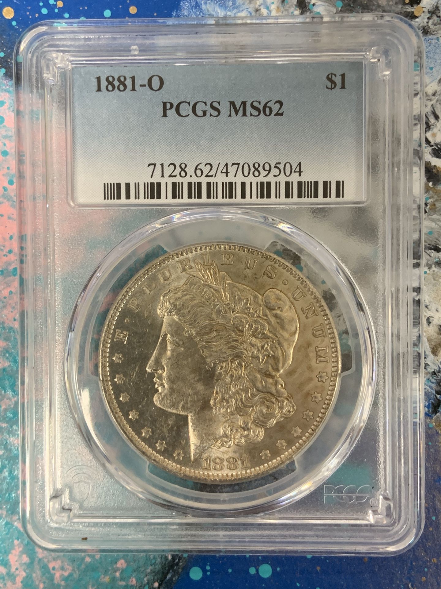 1881 O Morgan Silver Dollar MS62
