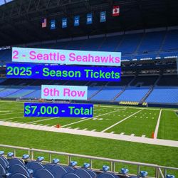 Seahawks Season Tickets Rams 49ers Vikings Saints