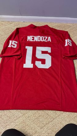 adidas Indiana Hoosiers Mendoza #15 Men's Football Jersey XL Red/