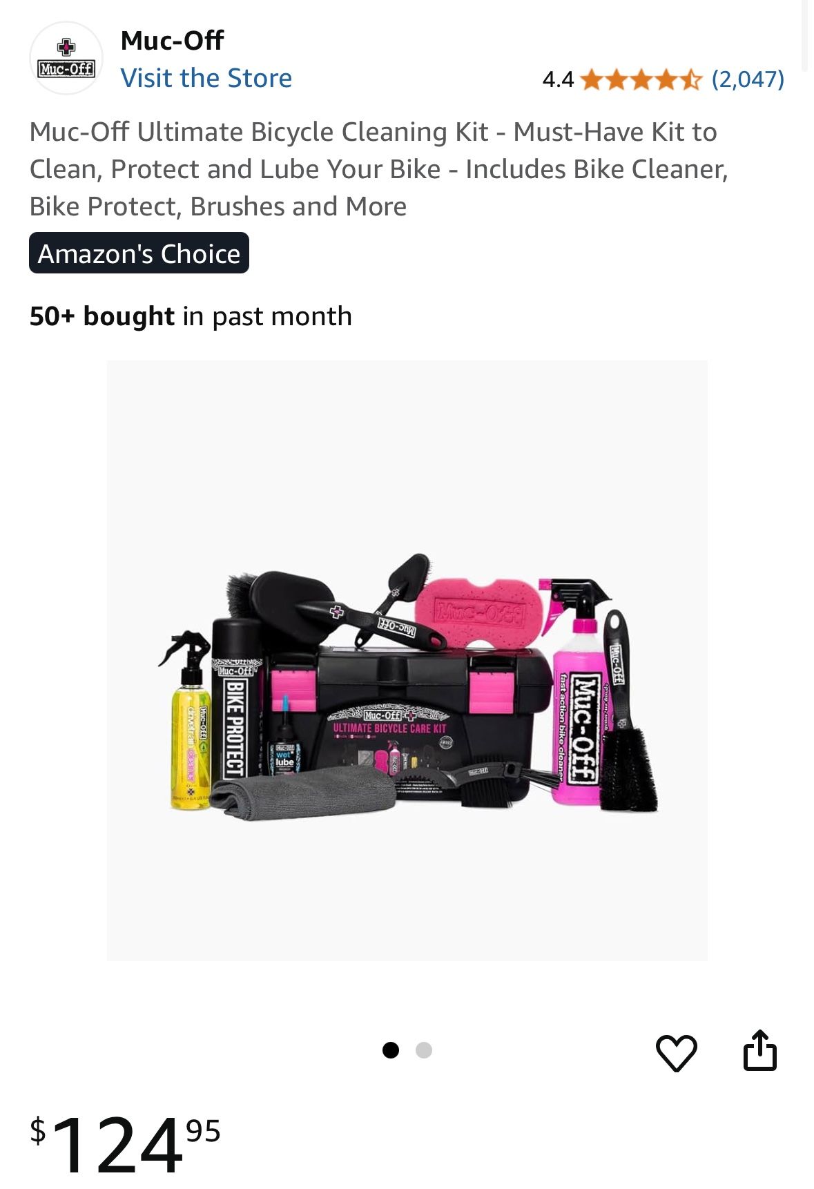 Muc-Off Ultimate Bicycle Cleaning Kit - Must-Have Kit to Clean, Protect and Lube Your Bike - Includes Bike Cleaner, Bike Protect, Brushes and More