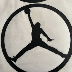 18 And A Half Metal Jordan Sign