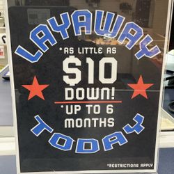 Layaway For Christmas 