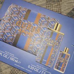 Brand New In Box Never Opened Guess Capri Gift Set Comes With BIG Bottle An Mini Bottle An Travel Case