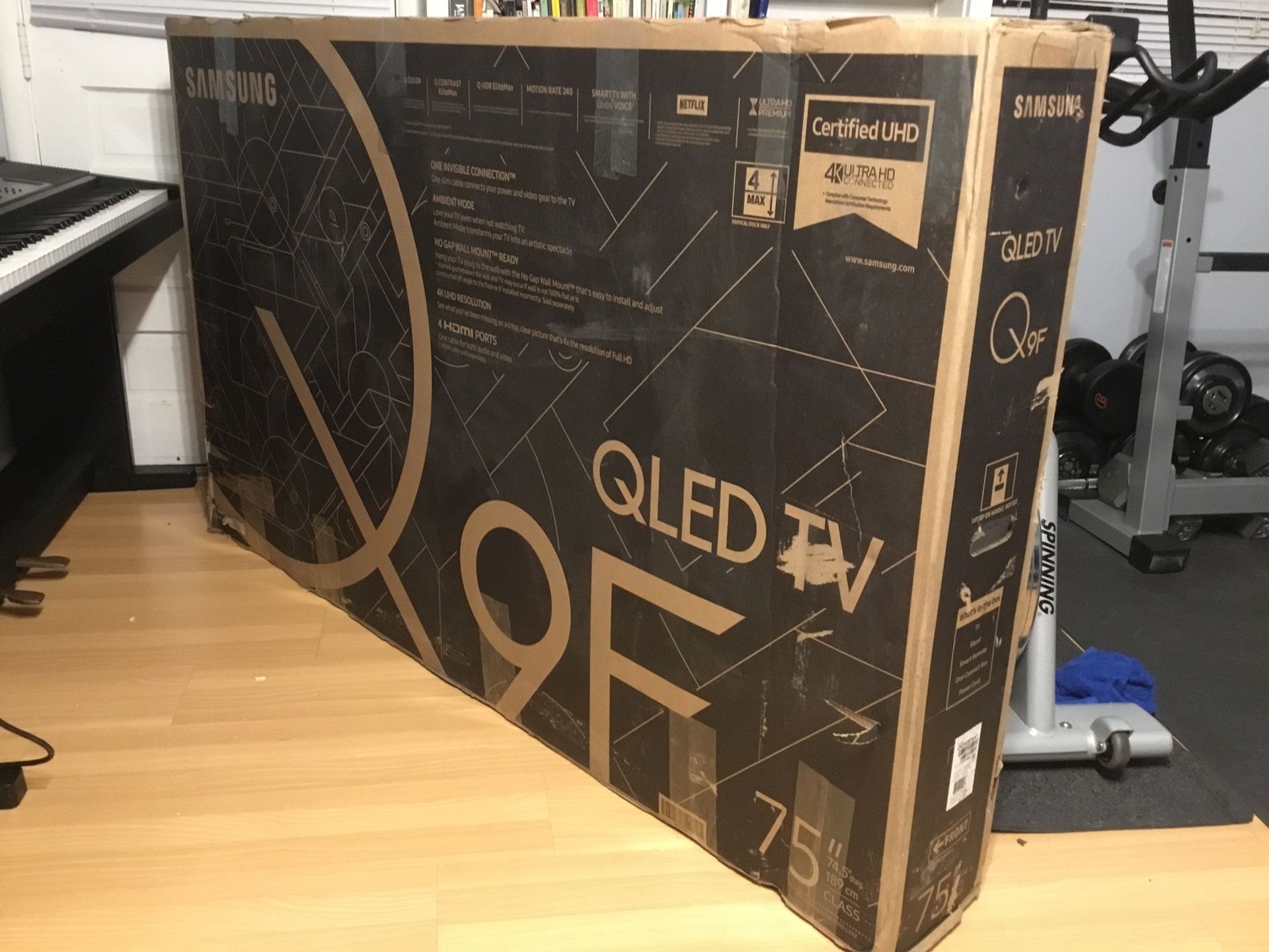 Samsung QN75Q9FN 75” Class Q9F 4K Smart QLED TV (2018)