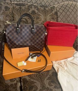 Louis Vuitton Speedy Bandoulière 30 And Keychain Wallet