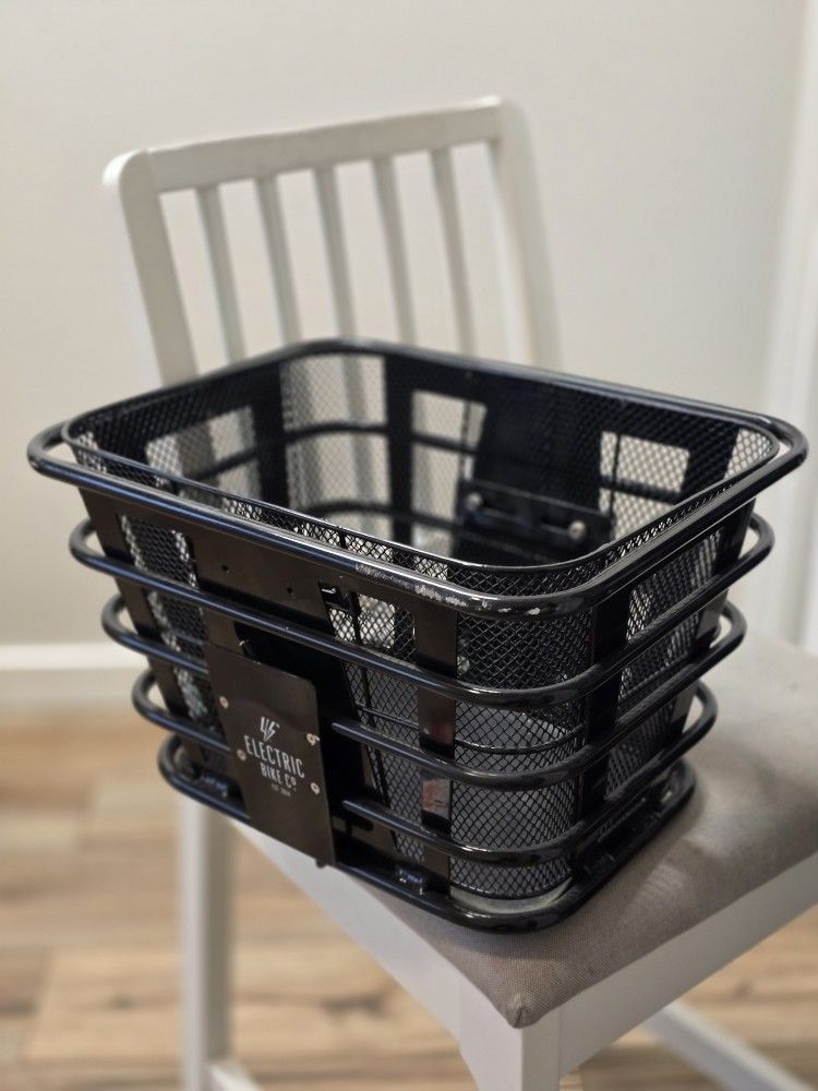 E-Bike Front Basket (Quick-Release Mount)