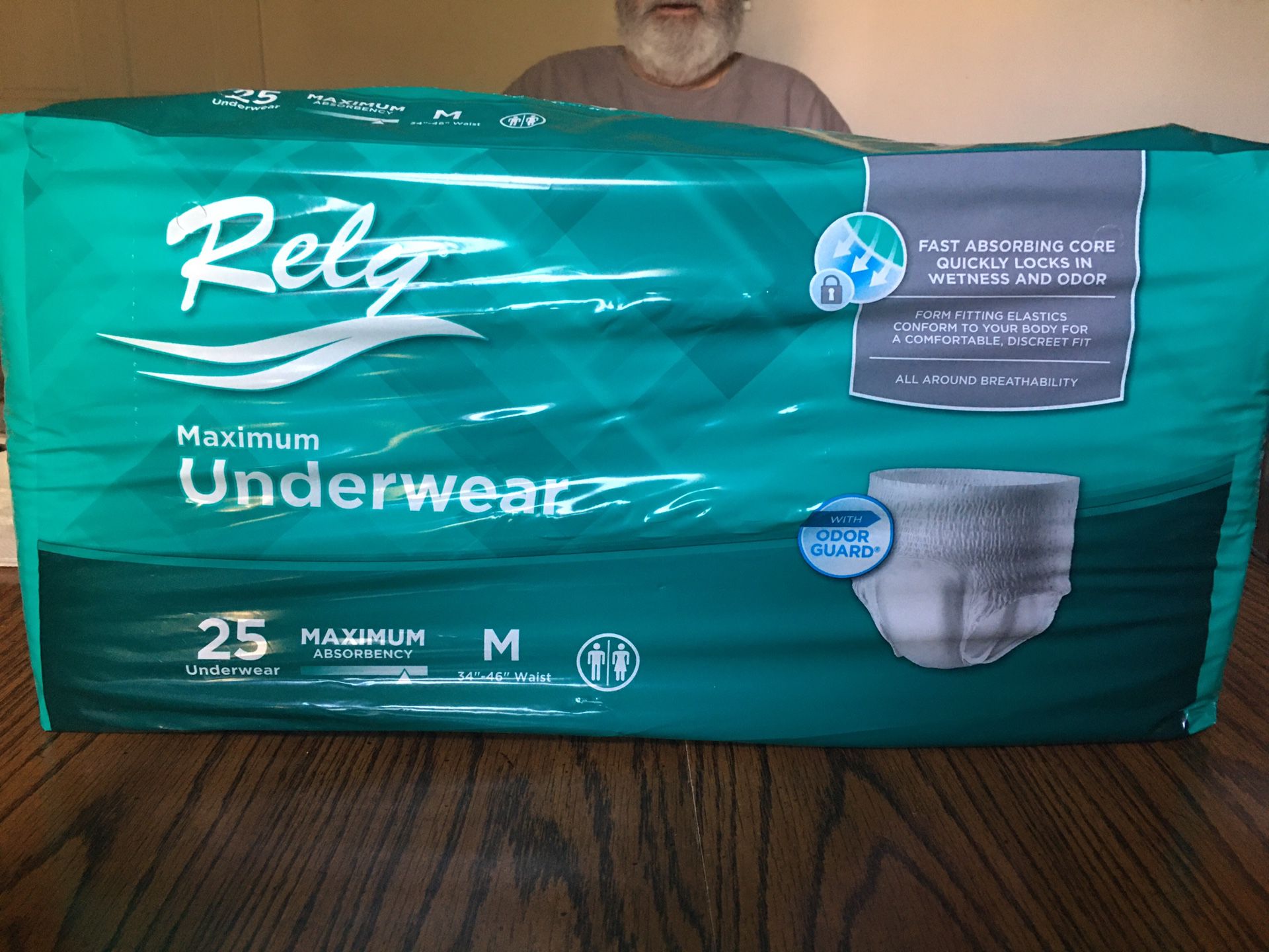 Rely Adult Diapers/medium 
