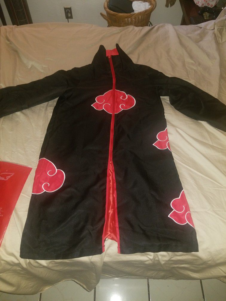 Itachi Akatsuki Robe Cosplay Set Size M