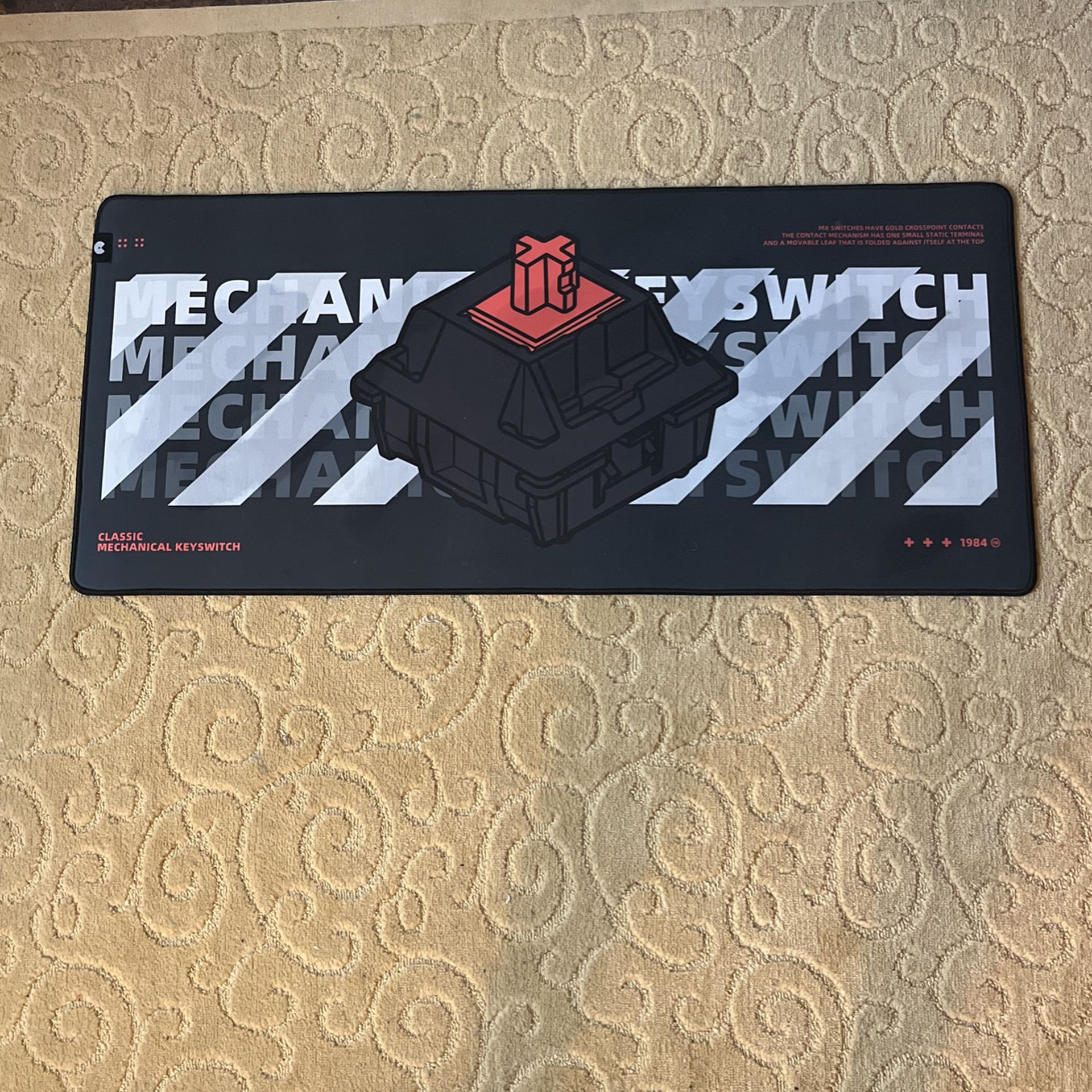 Red Mechanical Switch Deskmat