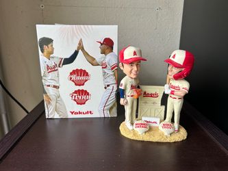 Shohei Ohtani & Mike Trout Angels Dual Bobblehead