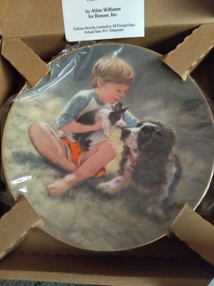 The Magic Of Childhood, Collectable Plate Vintage 1985 Hamilton Collection Brand New