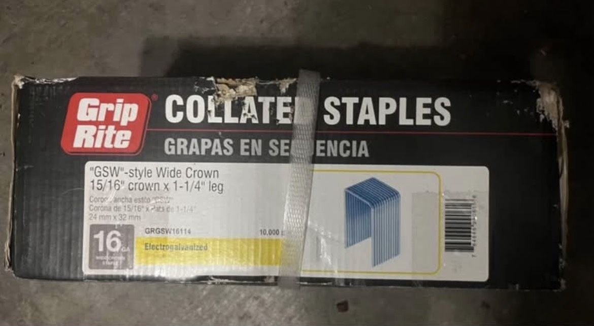 Grip Rite Collated Staples.