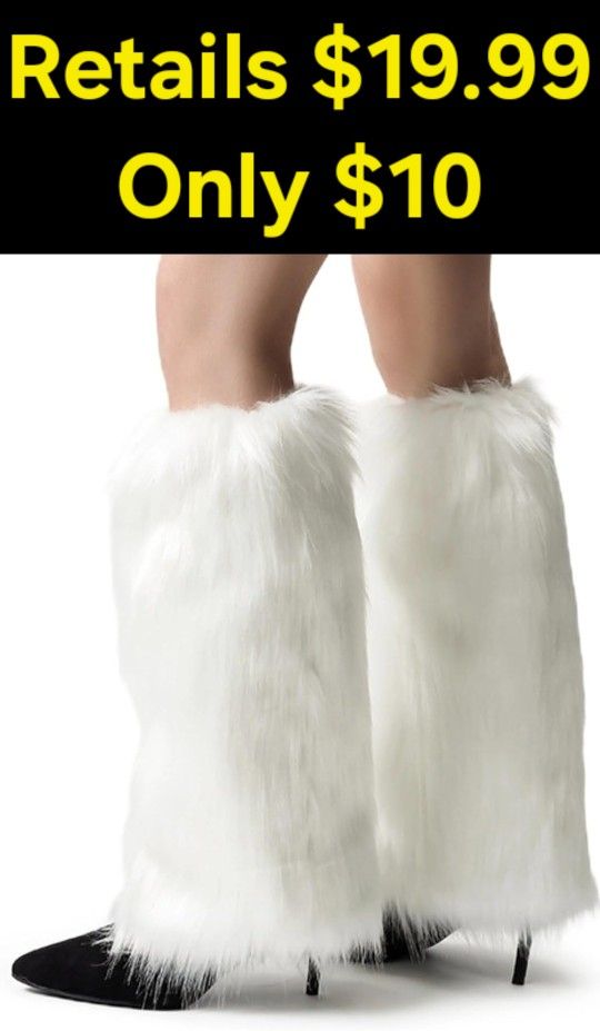 Faux Fur Fluffy Leg Warmers