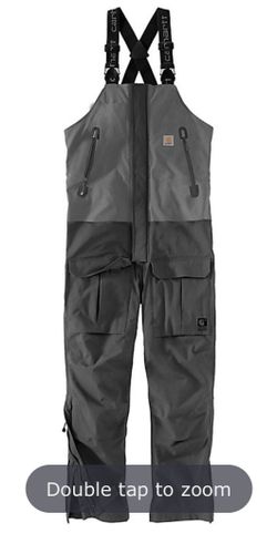 Carhartt men’s angler bib. Brand new still have tags. Size large.