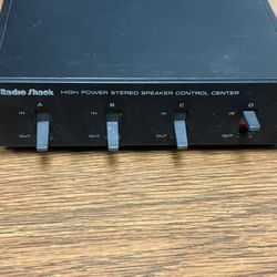 Radio Shack High Power Stereo Speaker Control Center