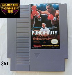 Working. Mike Tyson's Punch Out. Used.