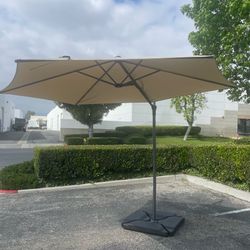 UMBRELLA - 10ft Umbrella Outdoor Patio Cantilever with Weights