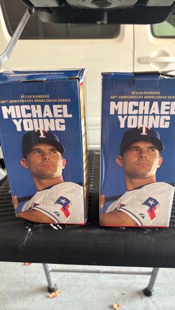 Michael Young Bobble Head- Texas Rangers 50th Anniversary