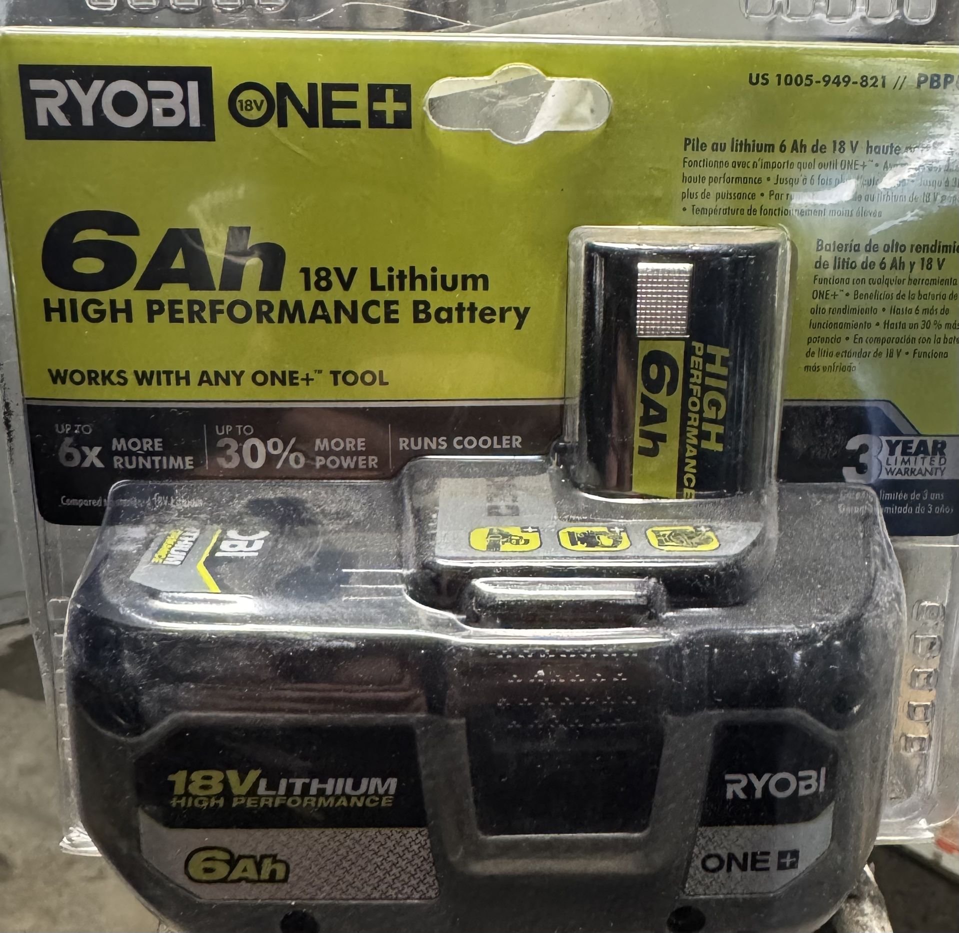 Ryobi Battery New