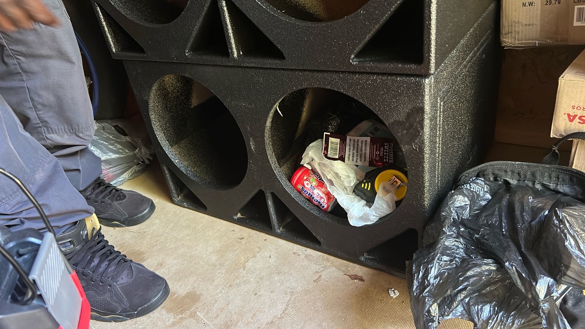 Dual 12 Inch Subwoofer Box Brand New Ported