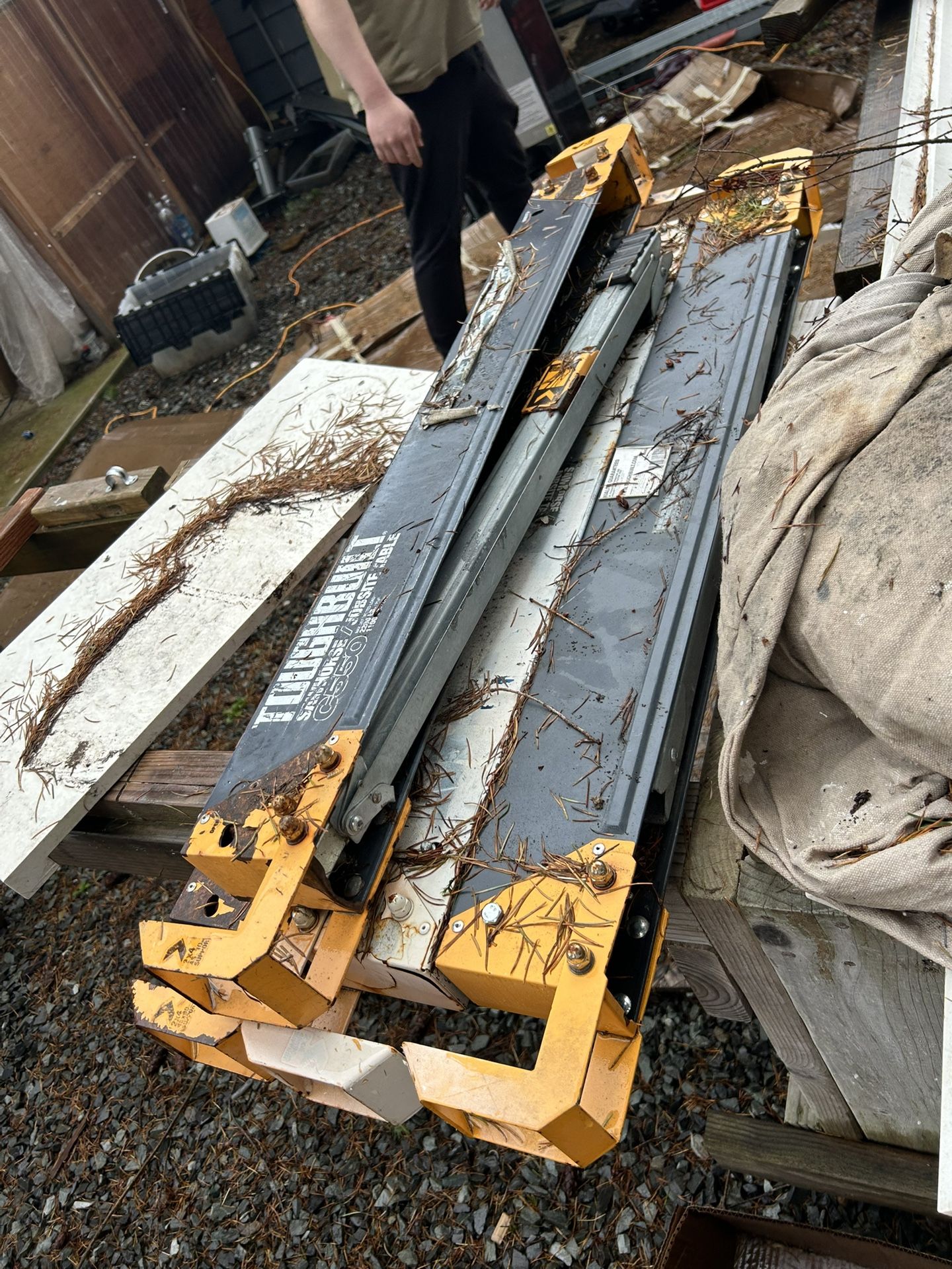 Sawhorse Jobsite Table