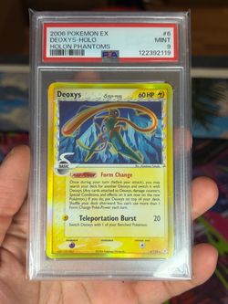 PSA 9 Deoxys Holo 6/110 Holon Phantoms 2006