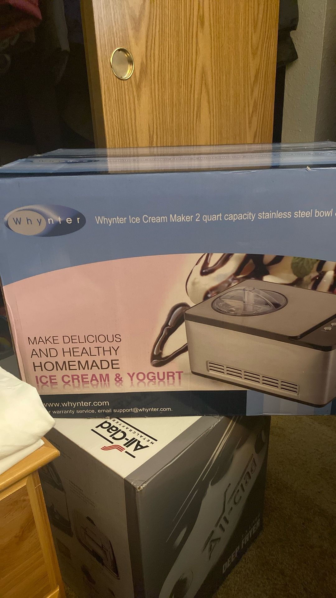 Whynter Ice Cream Maker 2 quart