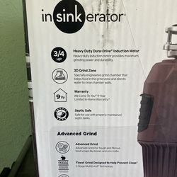 INSINKERATOR  GARBAGE DISPOSAL