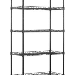 Black Metal Storage Shelves