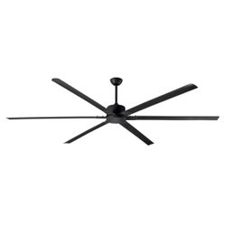 anarm® Fanbos 120" Industrial Ceiling Fan, DC Motor, 5 Speed, 20693 CFM, Black