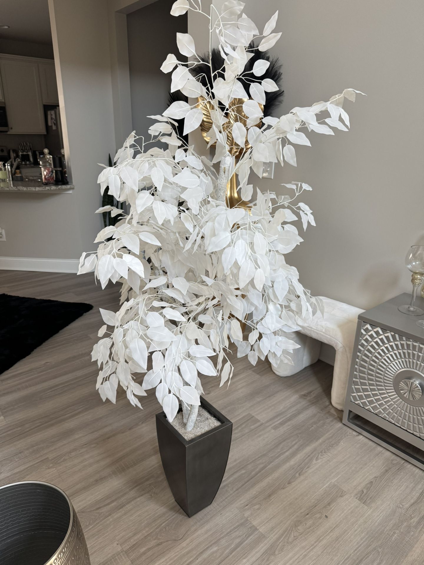 White Artificial Plant 