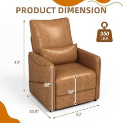 AECOJOY Power Recliner Chair with Lumbar Support - 33.5"D x 30"W x 40"H $150  📍 Warehouse Address: 2745 Boone St Columbia, SC 29204 (Behind DOLLAR TR