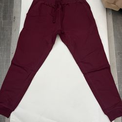 Burgundy Fleece Joggers/Sweatpants