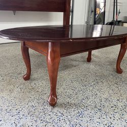 Coffee Table Made Of Real Wood Sturdy Good Condition 