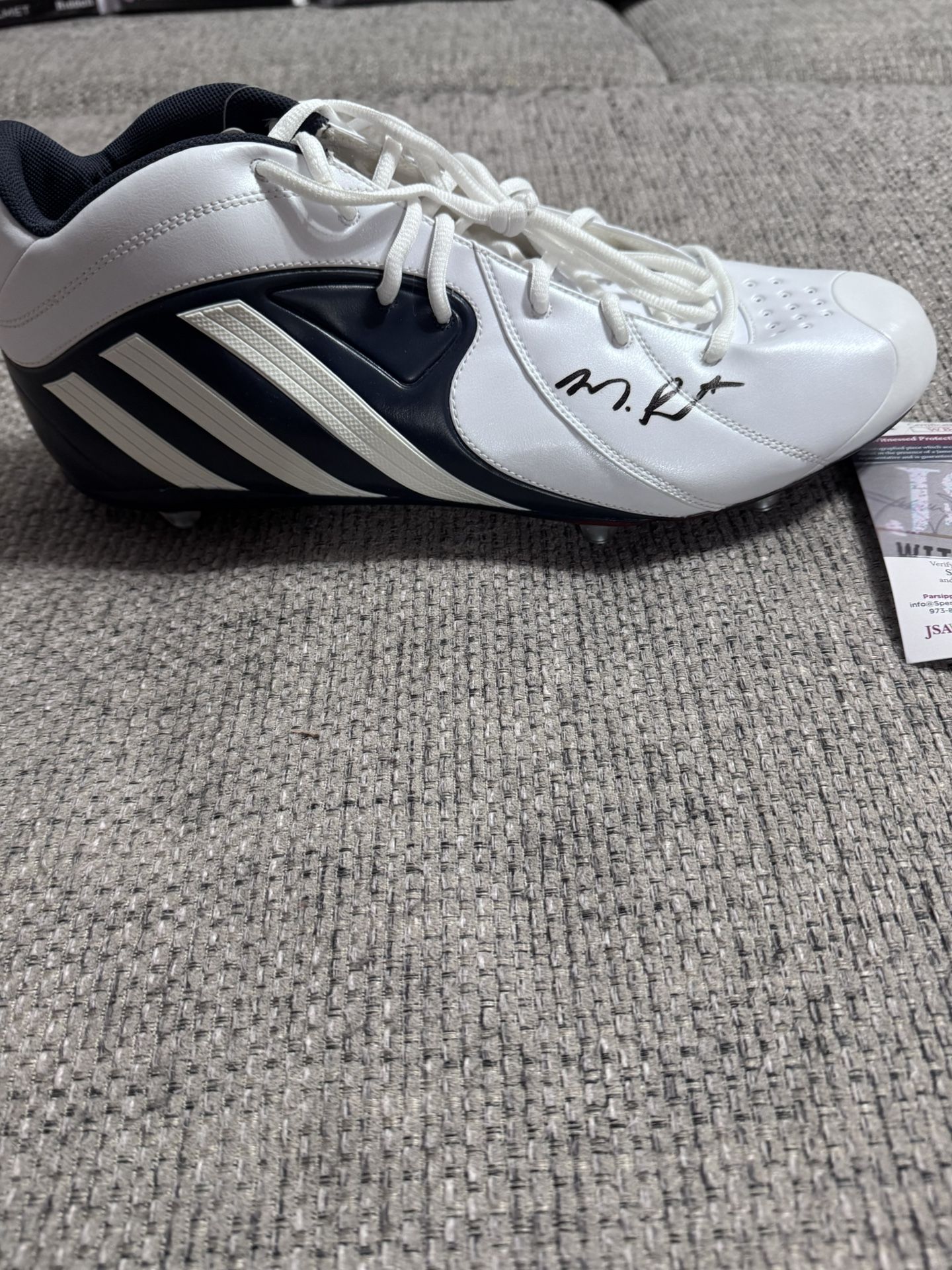 Montez Sweat Signed Autograph Adidas Cleat - JSA Coa - Chicago Bears / Washington Commanders